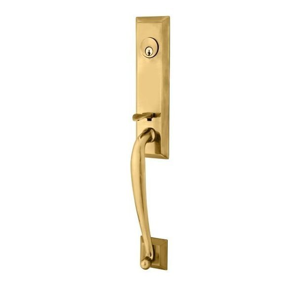 French Antique Brass Handleset F133351EUS7RH234, Emtek, Mfr#: F133351EUS7RH234